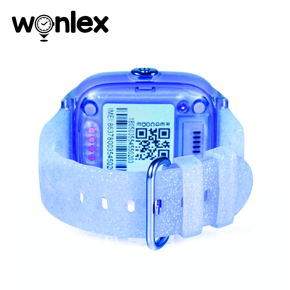 Ceas Smartwatch Pentru Copii Wonlex KT01 Wi-Fi, Model 2024 cu Functie Telefon, Localizare GPS, Camera, Pedometru, SOS, IP54 – Albastru, Cartela SIM Cadou