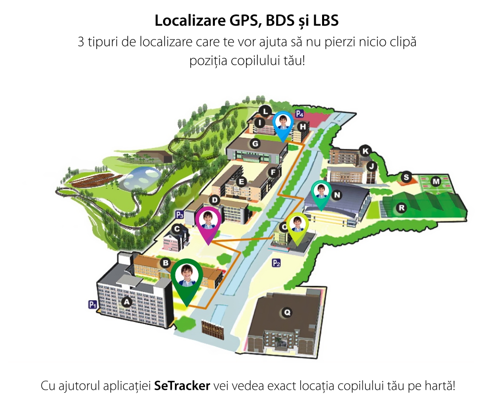 Mini GPS tracker Wonlex S01 cu localizare si monitorizare – Negru