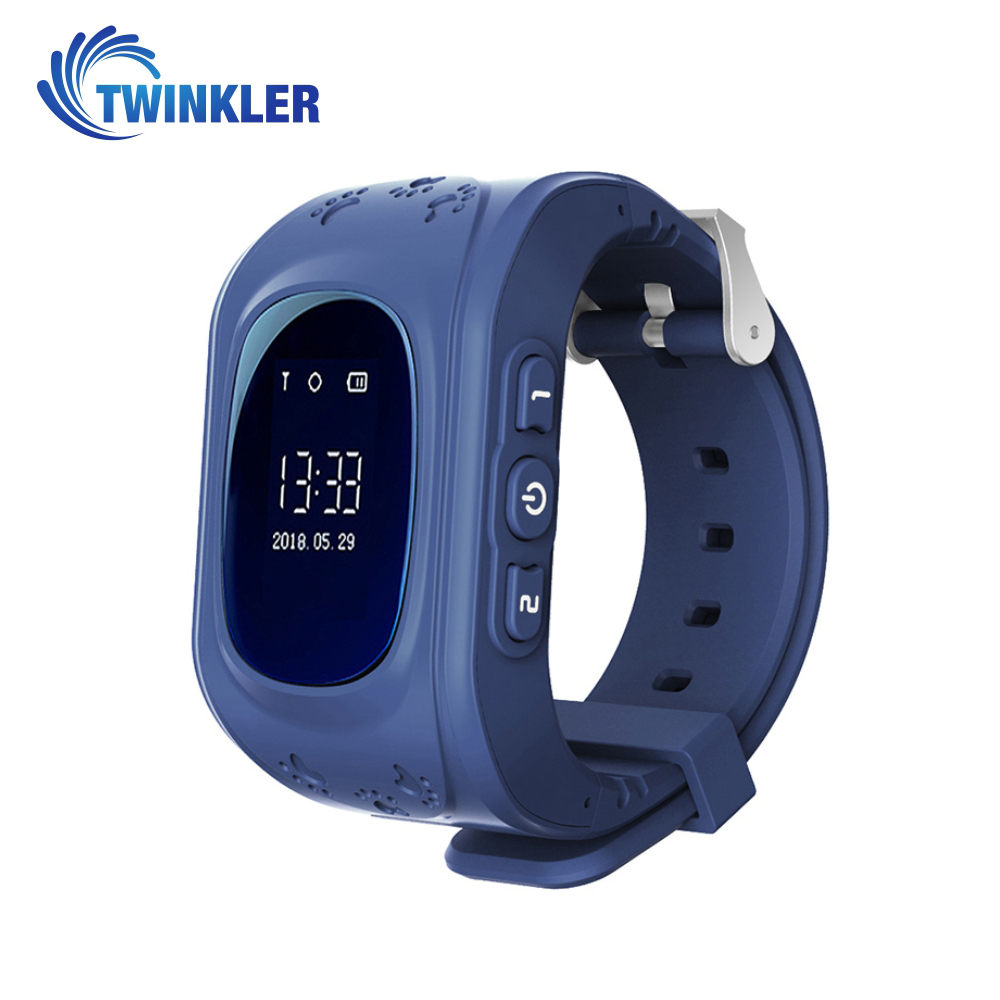 Ceas Smartwatch Pentru Copii Twinkler TKY-Q50 cu Functie Telefon, Localizare GPS, SOS - Albastru, Cartela SIM Cadou