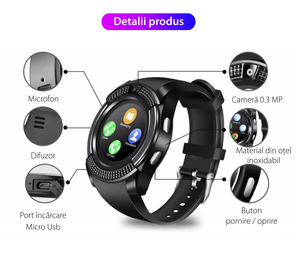 zrose v8 smart watch