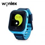 Ceas Smartwatch Pentru Copii Wonlex KT11 cu Functie Telefon, Apel video, Localizare GPS, Camera, Pedometru, Lanterna, SOS, IP54, 4G – Albastru, Cartela SIM Cadou