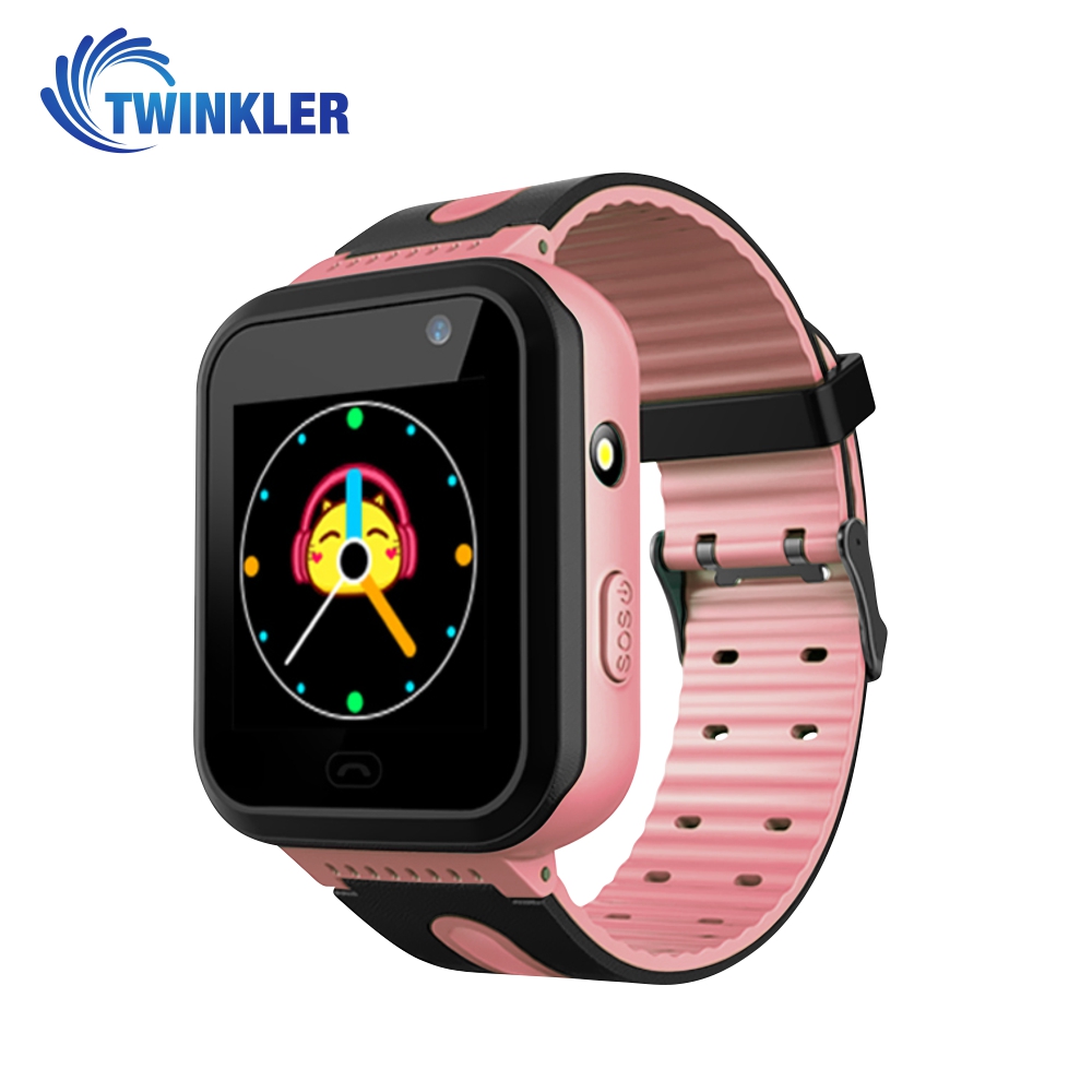 Ceas Smartwatch Pentru Copii Twinkler TKY-S7 cu Functie Telefon, Localizare GPS, Camera, Lanterna, SOS, IP54, Joc Matematic – Roz, Cartela SIM Cadou imagine