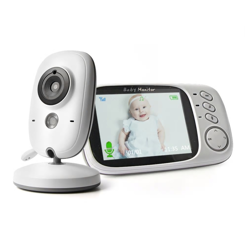 Baby Monitor Wireless VB603, Monitorizare Audio – Video, Monitorizare temperatura, Comunicare bidirectionala, Cantece de leagan, Night Vision, Baterie incorporata imagine