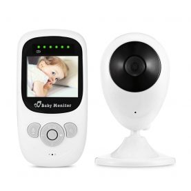 Baby Monitor Wireless SP880, Monitorizare Audio – Video, Monitorizare temperatura, Comunicare bidirectionala, Cantece de leagan, Night Vision, Iluminare LED, Baterie incorporata