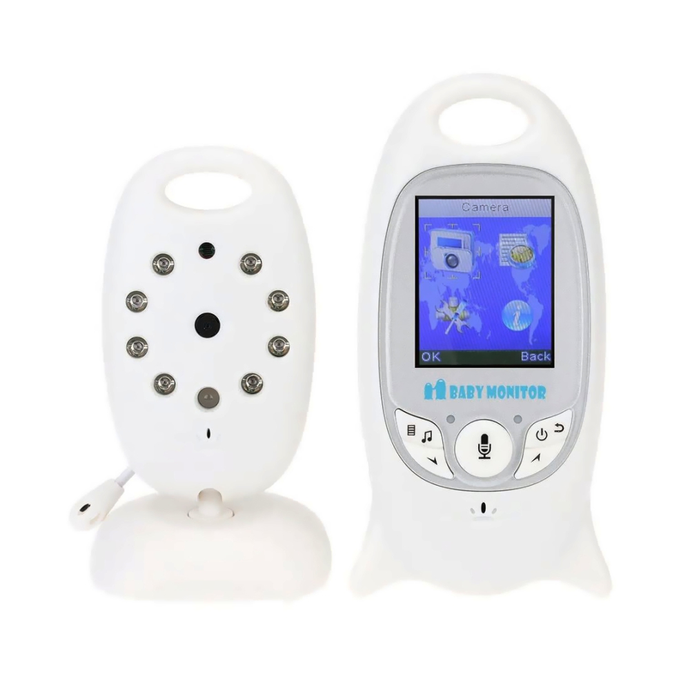 Baby Monitor Wireless VB601, Monitorizare Audio – Video, Monitorizare temperatura, Comunicare bidirectionala, Cantece de leagan, Night Vision, Baterie incorporata imagine