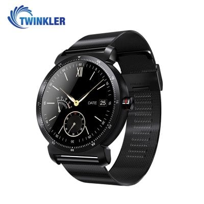 Ceas Smartwatch K88H Plus cu Functie Apelare prin Bluetooth, Senzor puls, Monitorizare somn, Notificari, Pedometru, Incarcare magnetica, Negru