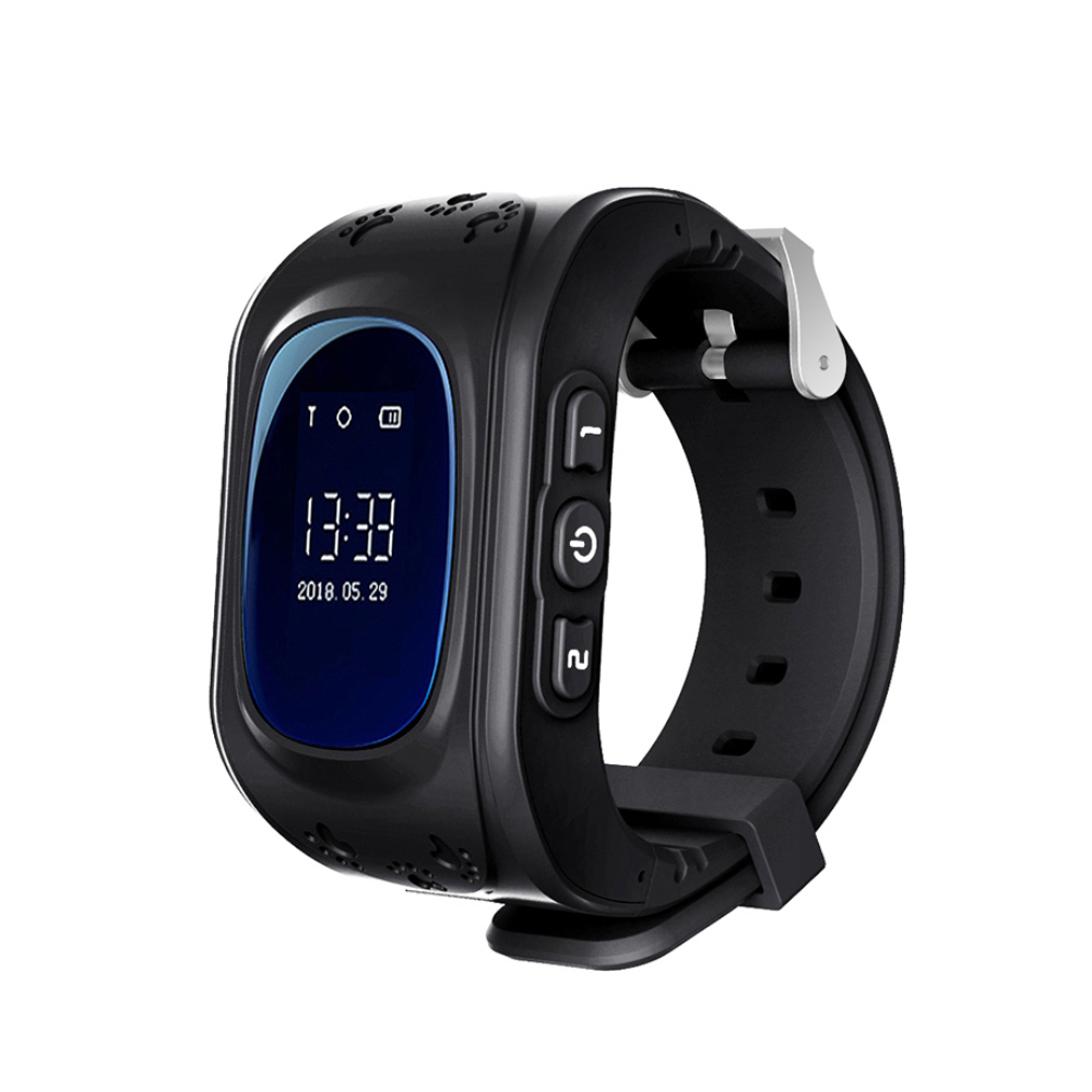 Ceas Smartwatch Pentru Copii Twinkler Q50 cu Functie Telefon, Localizare GPS, SOS – Negru, Cartela SIM Cadou
