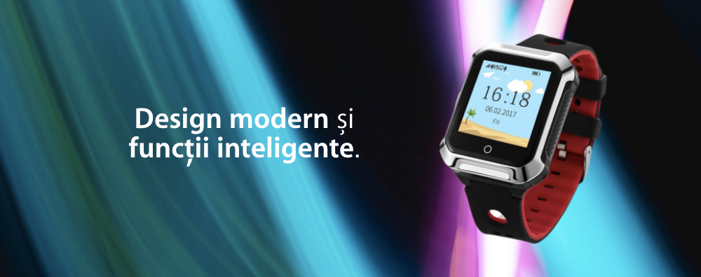 Ceas Smartwatch Pentru Adulti / Varstnici i365-Tech A20S cu Functie Telefon, Localizare GPS, Apel de monitorizare, Monitorizare ritm cardiac, Tensiune arteriala, Negru