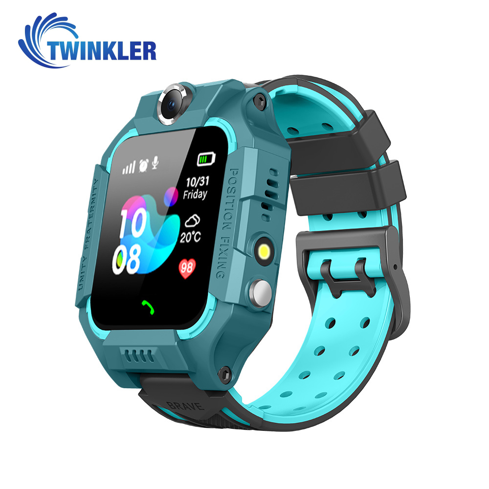 Ceas Smartwatch Pentru Copii Twinkler TKY-GK01 cu Functie Telefon, Localizare GPS, Camera, Lanterna, Joc Matematic, Apel de monitorizare, Albastru