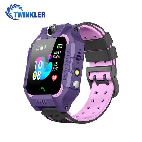 Ceas Smartwatch Pentru Copii Twinkler TKY-GK01 cu Functie Telefon, Localizare GPS, Camera, Lanterna, Joc Matematic, Apel de monitorizare, Mov