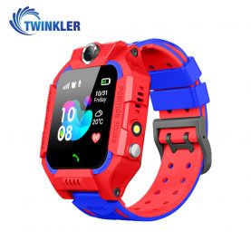 Ceas Smartwatch Pentru Copii Twinkler TKY-GK01 cu Functie Telefon, Localizare GPS, Camera, Lanterna, Joc Matematic, Apel de monitorizare, Rosu
