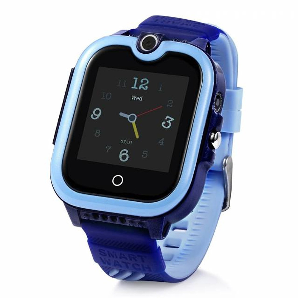 Ceas Smartwatch Pentru Copii, Wonlex KT13, Albastru, SIM card, 4G, Rezistent la stropi IP54, Apel video Wonlex imagine 2022 crono24.ro