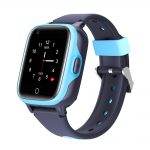 Ceas Smartwatch Pentru Copii  Wonlex KT15, cu Functie Telefon, Apel video, Localizare GPS, Camera, Pedometru, SOS, IP54, 4G – Albastru, Cartela SIM Cadou