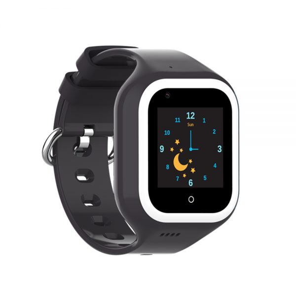 Ceas Smartwatch Pentru Copii, Wonlex KT21, Negru, SIM card, 4G, Rezistent la apa IP54, Apel video