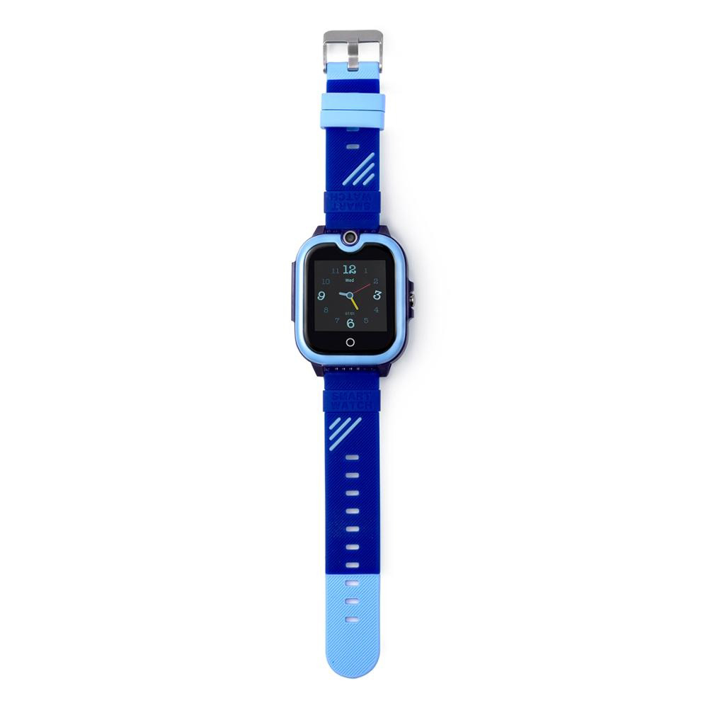 Ceas Smartwatch Pentru Copii, Wonlex KT13, Albastru, SIM card, 4G, Rezistent la stropi IP54, Apel video