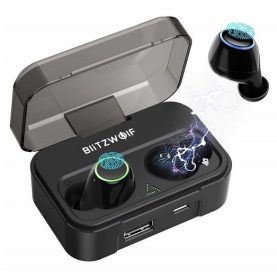 Casti in-Ear BlitzWolf BW-FYE3 TWS, Wireless, Bluetooth 5.0, Baterie 2600 mAh