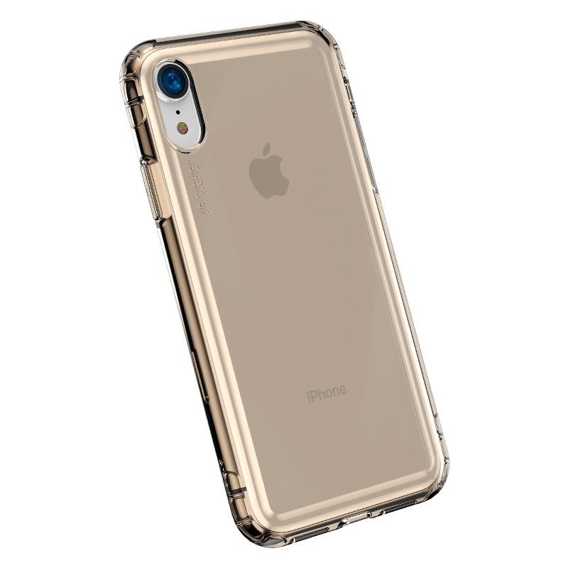 Husa pentru Apple iPhone XR, Baseus Safety Airbags Case, Gold, 6.1 inch 6.1 imagine Black Friday 2021