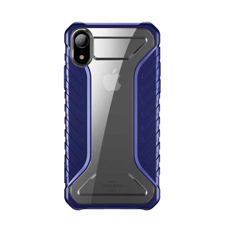 Husa pentru Apple iPhone XR, Baseus Michelin Case, Albastru, 6.1 inch 6.1 imagine noua tecomm.ro