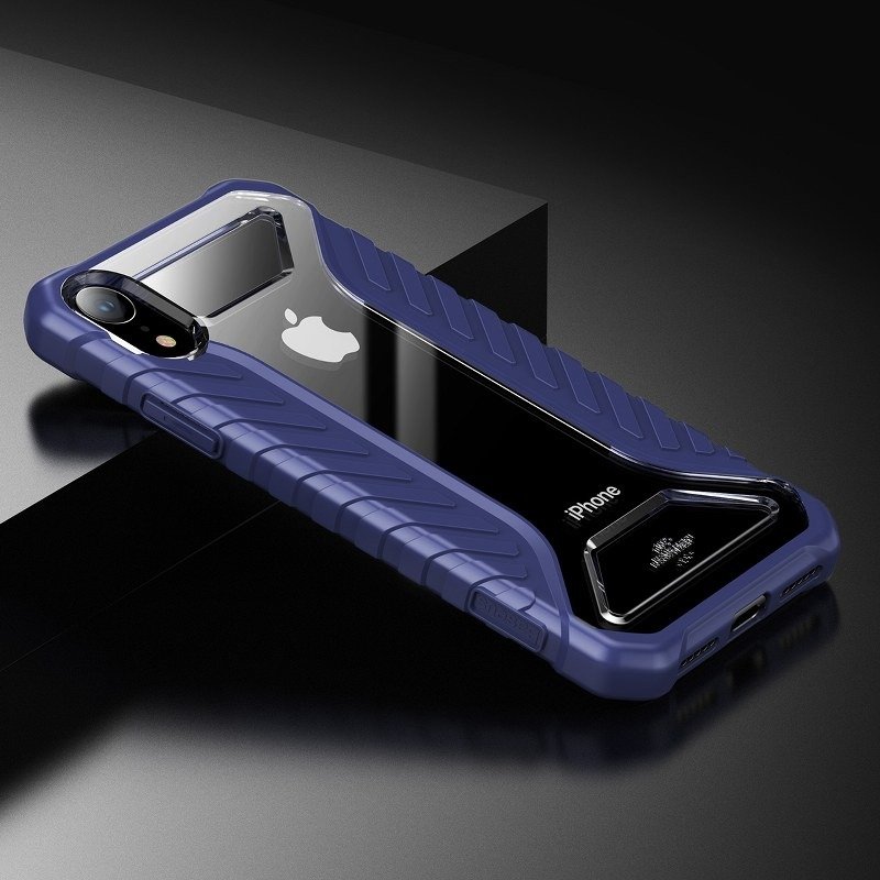 Husa pentru Apple iPhone XR, Baseus Michelin Case, Albastru, 6.1 inch