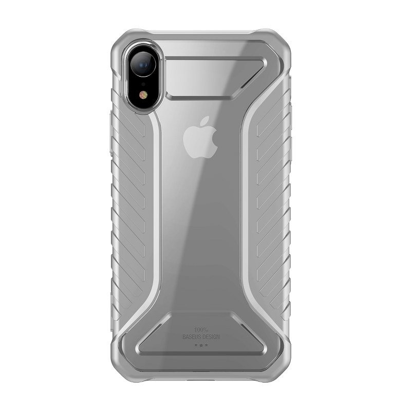 Husa pentru Apple iPhone XR, Baseus Michelin Case, Gri, 6.1 inch imagine