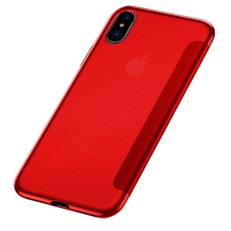 Husa pentru Apple iPhone XS Max, Baseus Touchable Case, Rosu, 6.5 inch - 1 | YEO