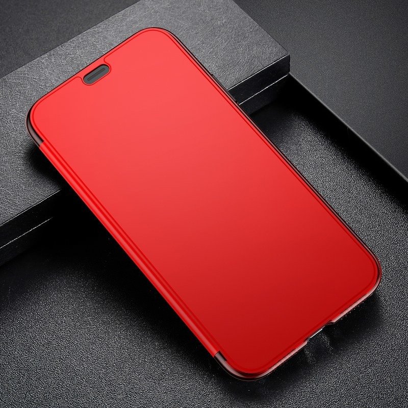 Husa pentru Apple iPhone XS Max, Baseus Touchable Case, Rosu, 6.5 inch - 5 | YEO