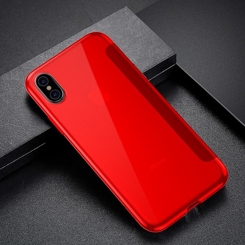 Husa pentru Apple iPhone XS Max, Baseus Touchable Case, Rosu, 6.5 inch - 6 | YEO