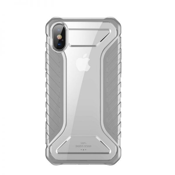 Husa pentru Apple iPhone XS Max, Baseus Michelin Case, Gri, 6.5 inch