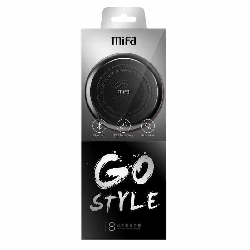 Boxa portabila Mifa i8, Negru, Wireless, Bluetooth, 3W, Baterie 950 mAh, Rezistenta la apa IPX45 - 5 | YEO