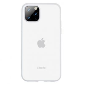 Husa Apple iPhone 11 Pro, Baseus Jelly Liquid, Alb / Transparent, 5.8 inch