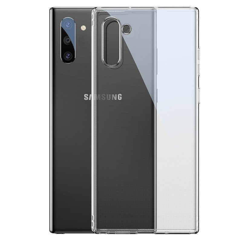 Husa Samsung Galaxy Note 10, Baseus Simple Series Case, Transparent, 6.3 inch imagine