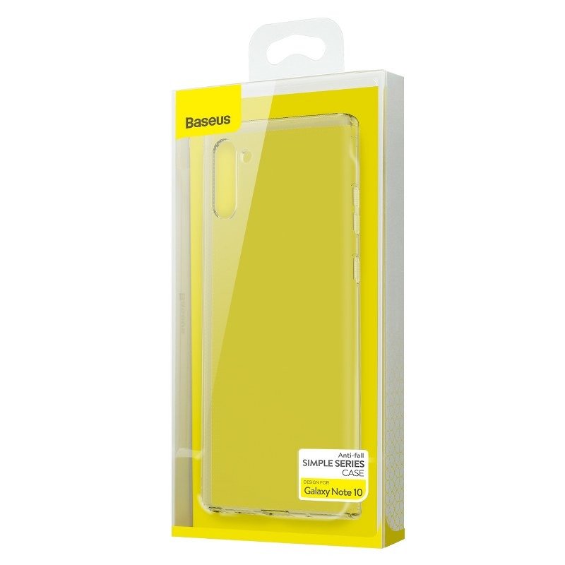 Husa Samsung Galaxy Note 10, Baseus Simple Series Case, Transparent, 6.3 inch