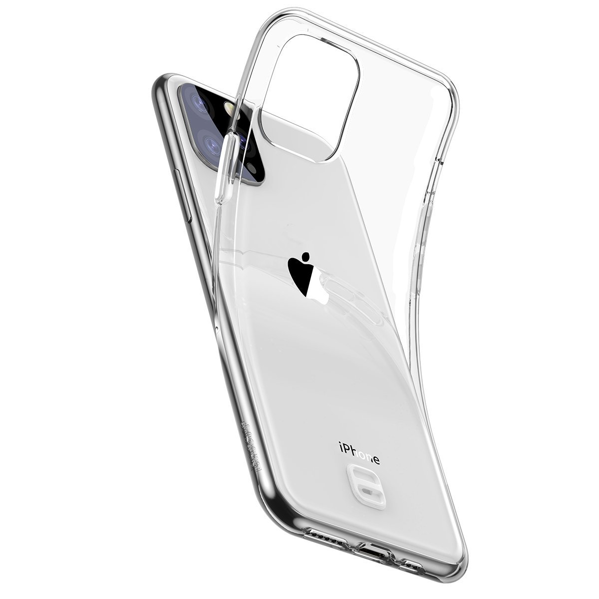 Husa Apple iPhone 11 Pro Max, Baseus Transparent Key, Alb, 6.5 inch - 3 | YEO