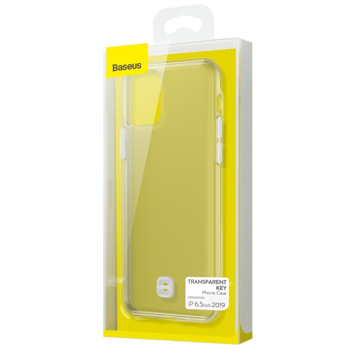 Husa Apple iPhone 11 Pro Max, Baseus Transparent Key, Alb, 6.5 inch - 5 | YEO