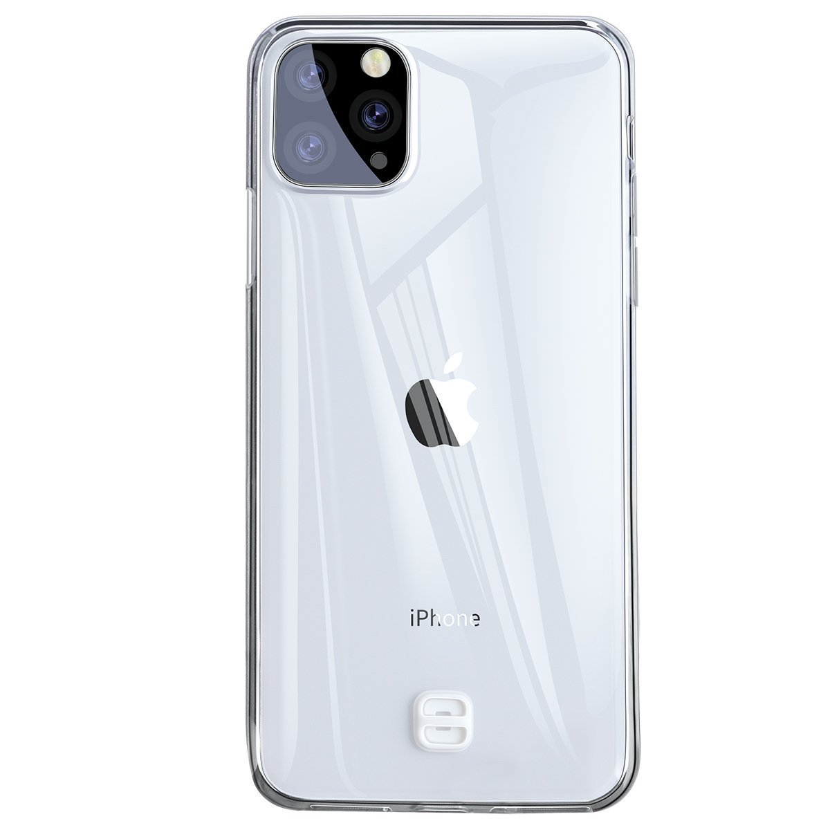 Husa Apple iPhone 11 Pro Max, Baseus Transparent Key, Alb, 6.5 inch - 2 | YEO