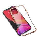 Husa Apple iPhone 11 Pro, Baseus Glitter Case, Auriu / Transparent, 5.8 inch