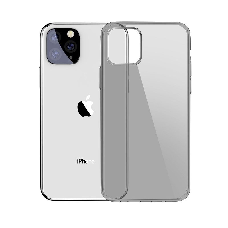 Husa Apple iPhone 11 Pro, Baseus Simplicity Series, Negru / Transparent, 5.8 inch (Transparent) imagine noua tecomm.ro