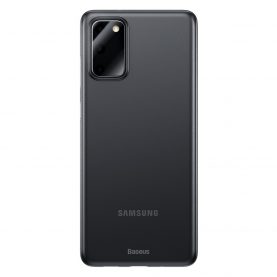 Husa Samsung Galaxy S20, Baseus Wing Case, Fumuriu, Grosime 0.4 mm