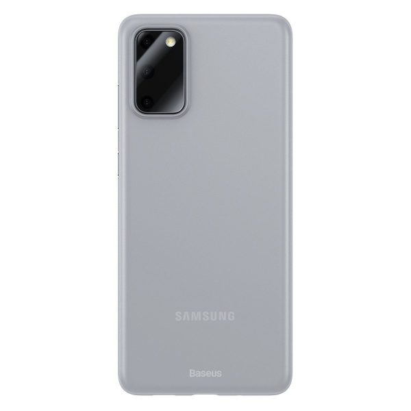 Husa Samsung Galaxy S20, Baseus Wing Case, Alb, Grosime 0.4 mm