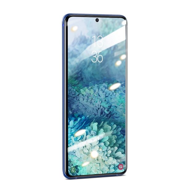Pachet 2 folii de sticla pentru protectie ecran, Samsung Galaxy S20+, Baseus tempered glass, 0.25 mm