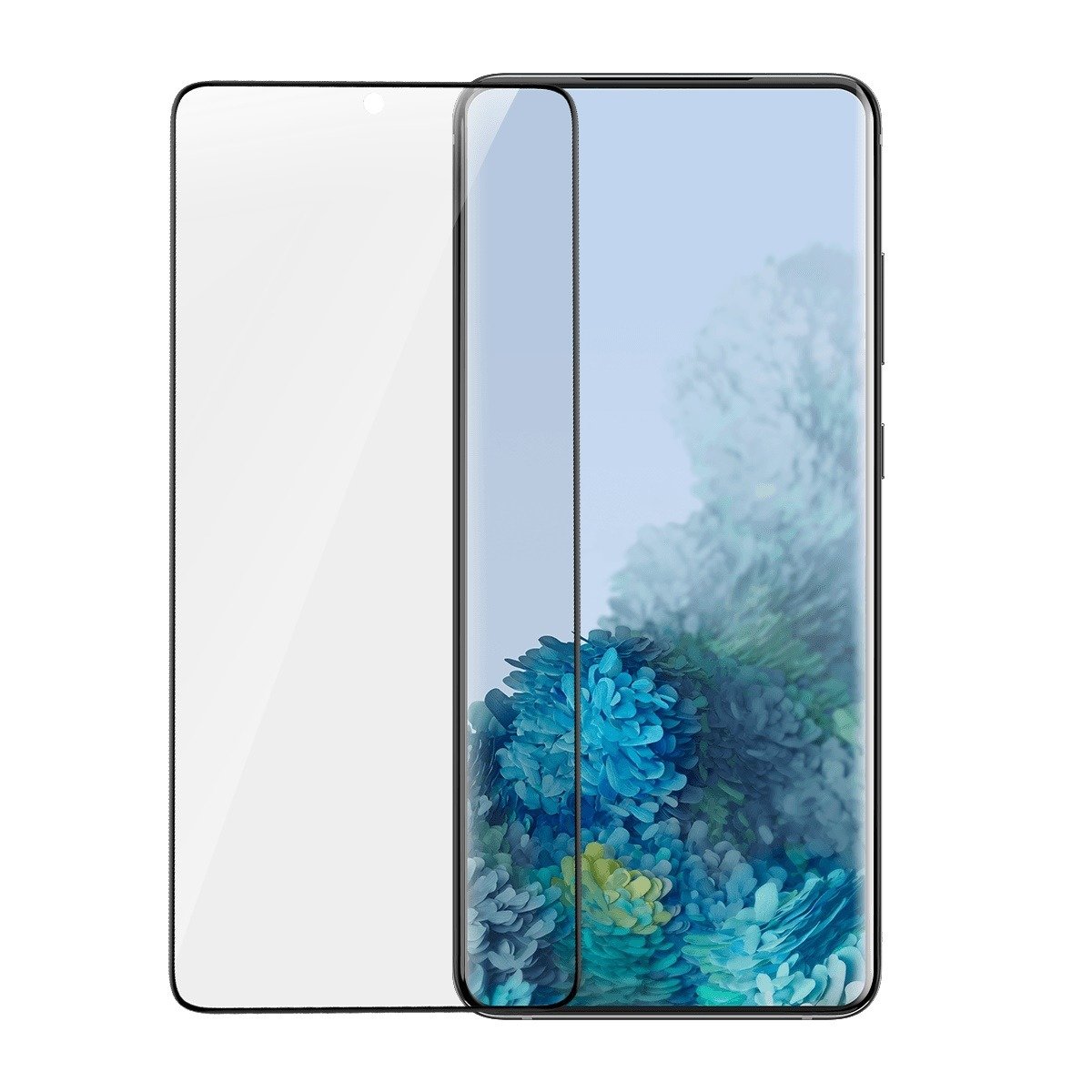 Pachet 2 folii de sticla pentru protectie ecran, samsung galaxy s20, transparent, grosime 0.15 mm