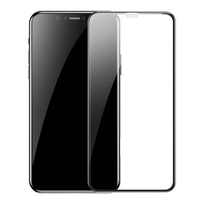 Set 2 folii de sticla pentru protectie ecran, Apple iPhone XS Max / 11 Pro Max, Baseus Tempered Glass, 6.5 inch