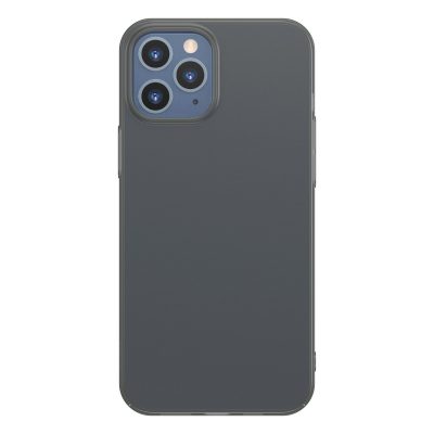 Husa Apple iPhone 12 Pro Max, Baseus Comfort Case, Negru, 6.7 inch