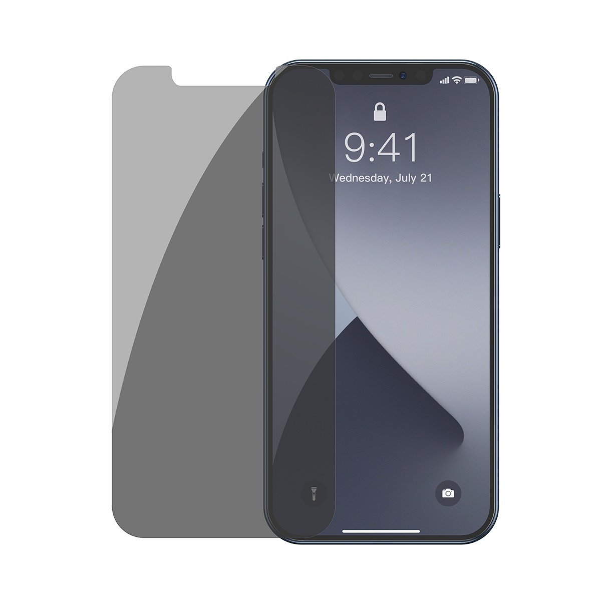 Set 2 folii din sticla securizata pentru iPhone 12 Mini, Baseus Tempered Glass, 5.4 inch 5.4 imagine noua 2022