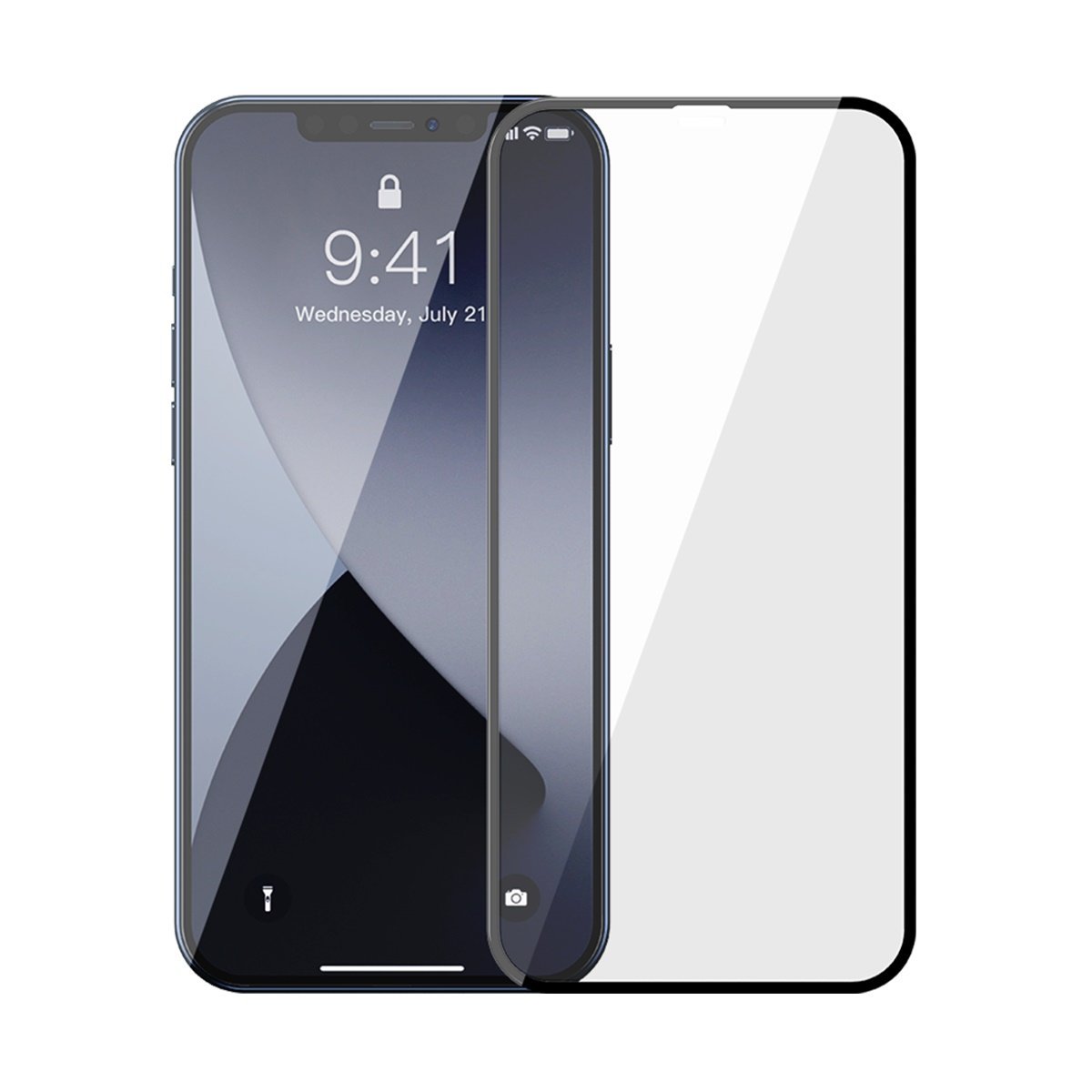 Pachet 2 folii de sticla pentru iPhone 12 Pro Max, Baseus Tempered Glass, Filtru lumina albastra, 6.7 inch BASEUS imagine noua idaho.ro
