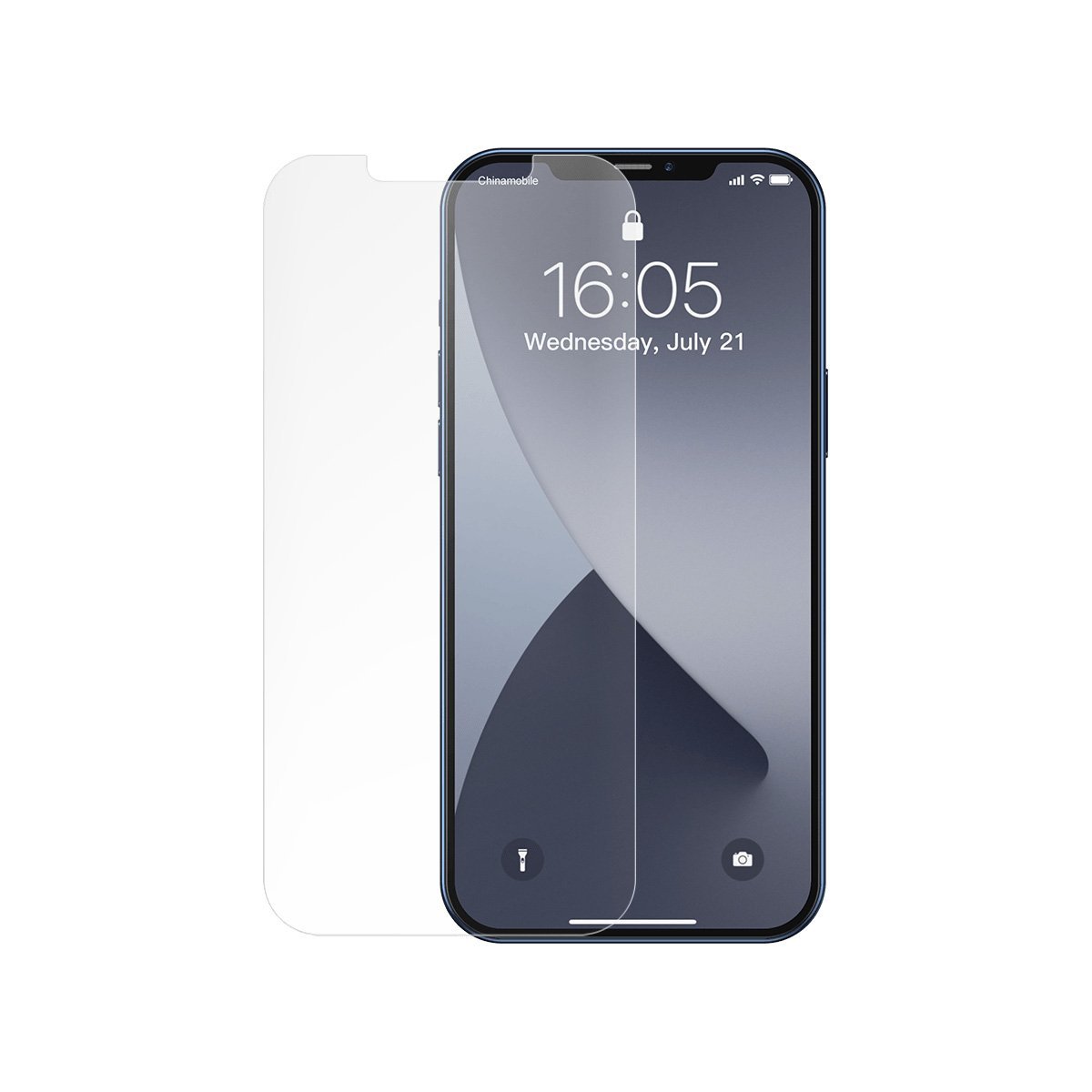 Set 2 folii de sticla securizata pentru iPhone 12 Pro Max, Grosime 0.25 mm BASEUS imagine noua tecomm.ro