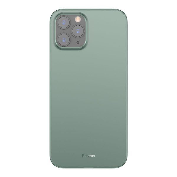 Husa Apple iPhone 12 Pro Max, Baseus Wing Case, Verde, 6.7 inch