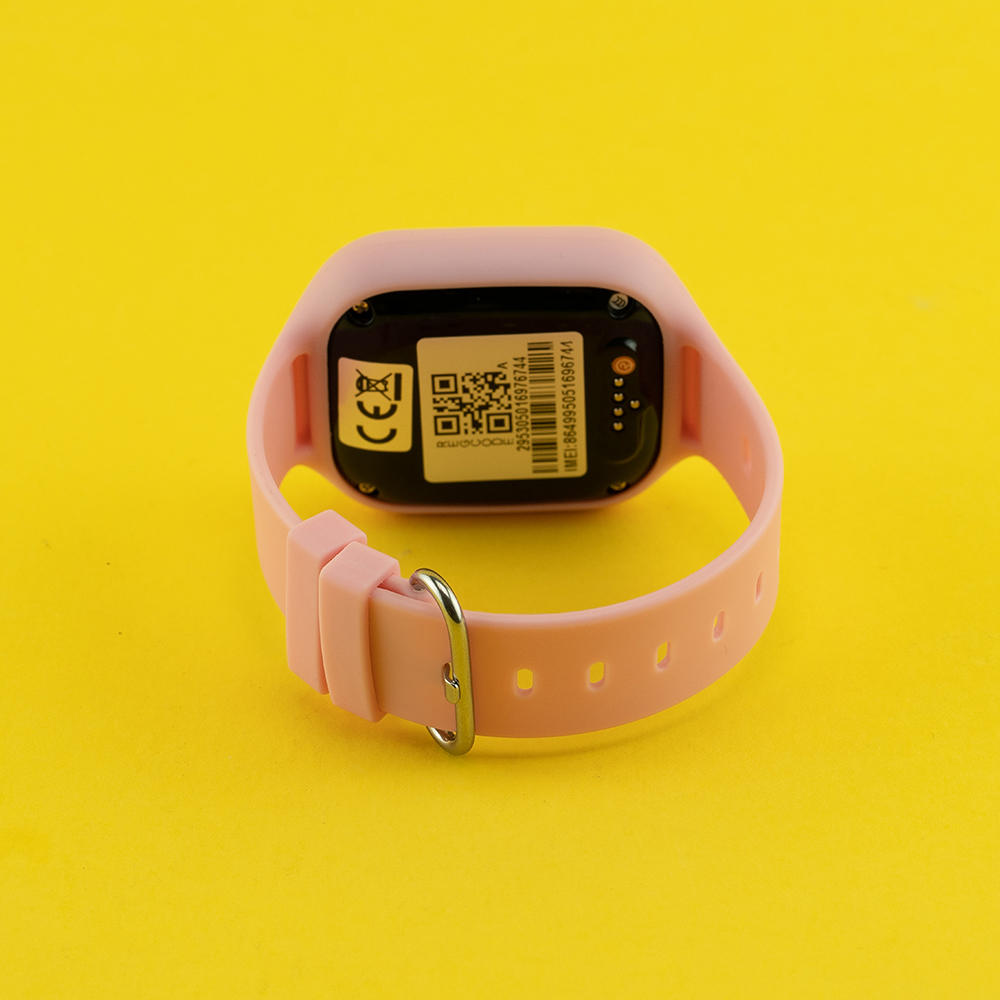 Ceas Smartwatch Pentru Copii, Wonlex KT21, Roz, SIM card, 4G, Apel video