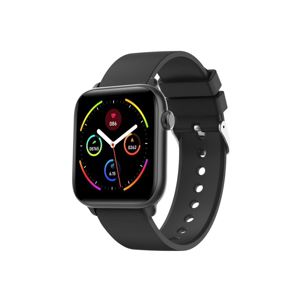 Ceas Smartwatch Twinkler TKY H30 KW37, Negru, Memento sedentar, Termometru, Monitorizarea somnului Adulti imagine Black Friday 2021