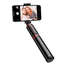 Selfie Stick Baseus SUDYZP-D 19, Cu trepied telescopic, Multifunctional, Control telecomanda bluetooth